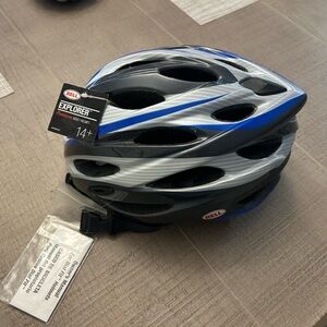 Bell explorer Blue and Gray Bike Helmet